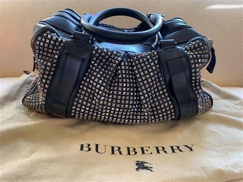 autentico in pelle burberry prorsum black knight studded bag|BURBERRY Vintage Prorsum Knight Studded Bag .